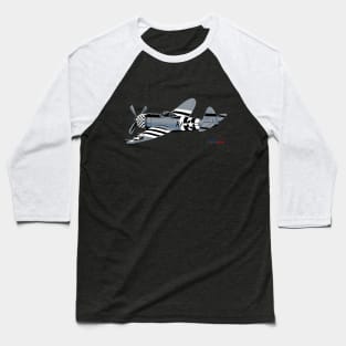 American Warbird Vintage Aircraft Baseball T-Shirt